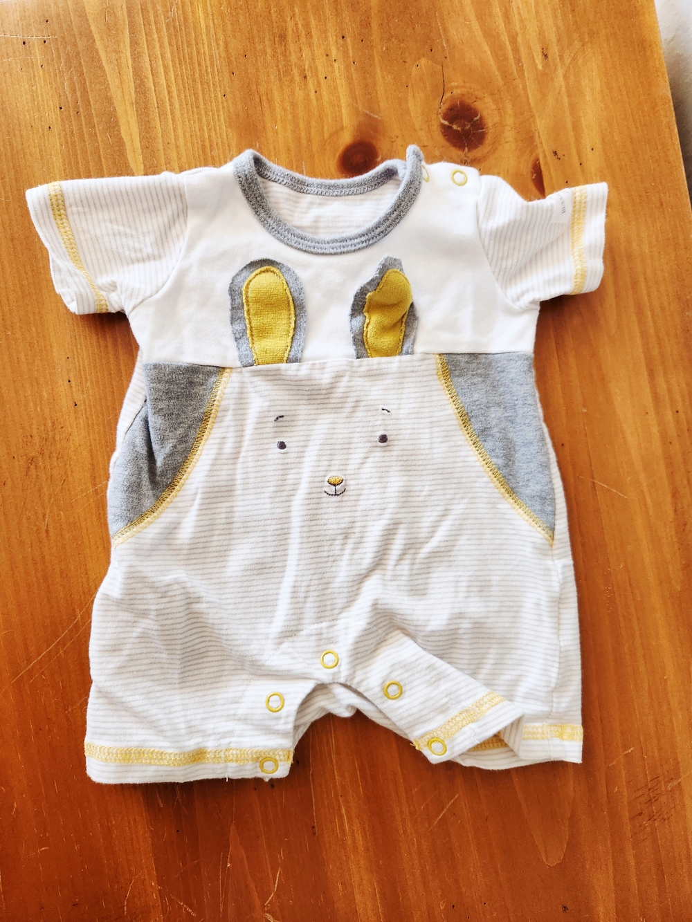 Bunnies by the Bay 3-6 Month Bunny Bodysuit